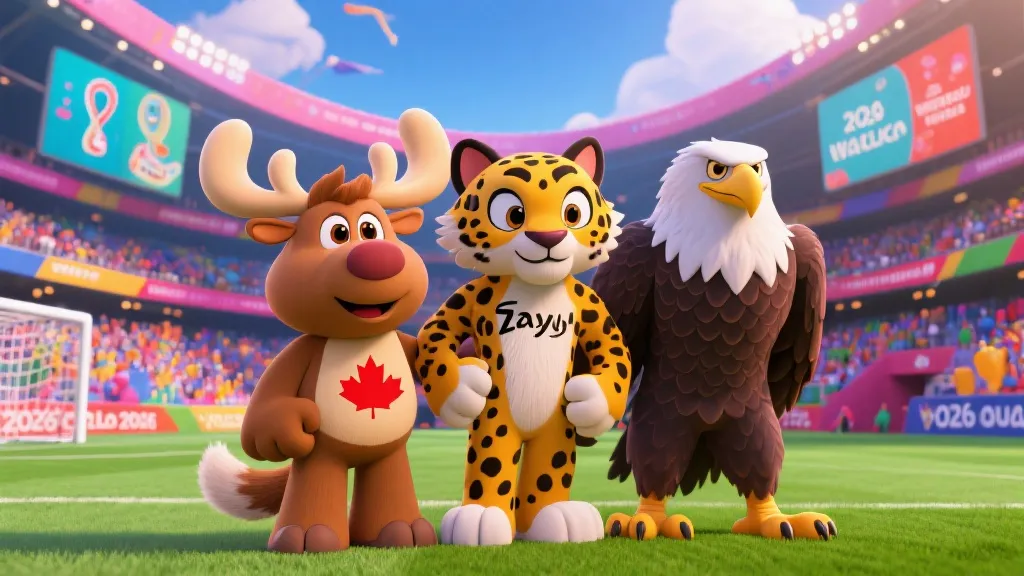 揭秘2026世界杯吉祥物：Maple、Zayu与Clutch背后的文化密码与狂欢寓意
